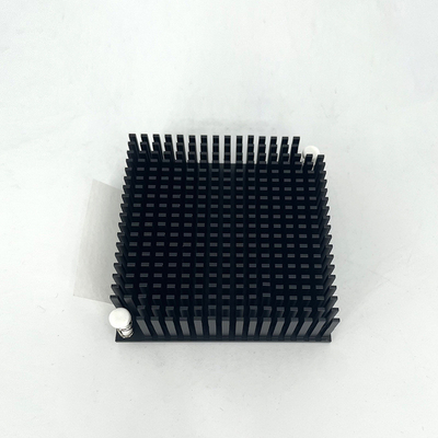 North Bridge Chip AL6063-T5 Extruded Aluminium Profile Heat Sink Anodizing Black