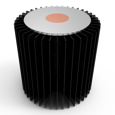 300W Bigger Power Aluminum Profile Heat Sink Anodizing Black For LED Lighting
