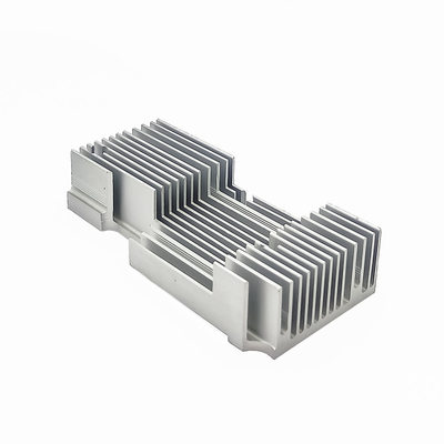 Anodizing Clear CNC Precision Aluminum Profile Heat Sink With Surface Treatment