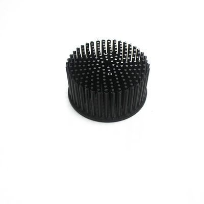 Dimensions 100X70mm Cold Forging Heat Sink Anodizing Black For Led Light