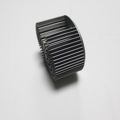 Anodizing Black Color Round Cold Forged Heat Sink For LED