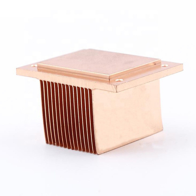 ISO9001 Approved Copper Skived Fin Heat Sink For Industrial Server