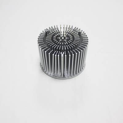 ODM Round Pin Fin Cold Forged Heat Sink For Electronic Equipment Clear Anodizing