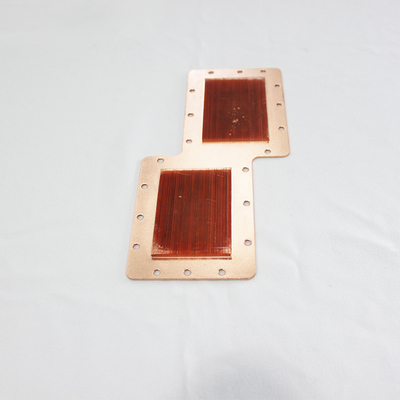 Anodizing Large Solid Copper Heatsink 0.02mm Flatness Anti Oxidation High Density