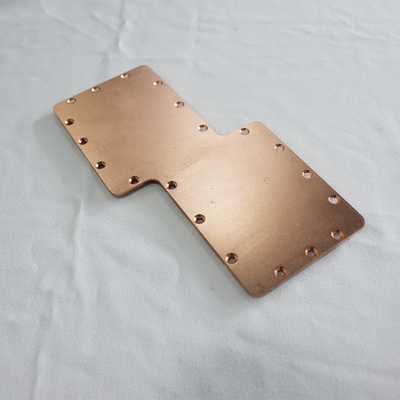 Anodizing Large Solid Copper Heatsink 0.02mm Flatness Anti Oxidation High Density