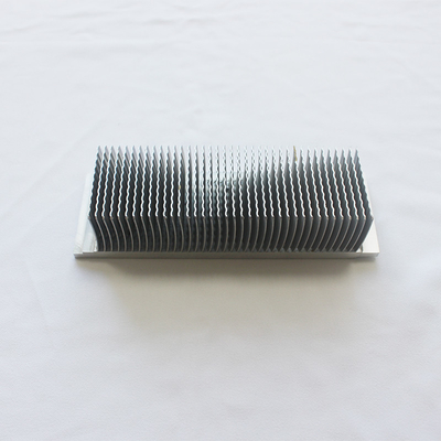 Wave Zipper Skived Fin Heat Sink AL1050 For Electronic Equipment ISO9001