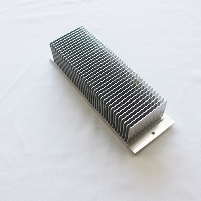 Wave Zipper Skived Fin Heat Sink AL1050 For Electronic Equipment ISO9001