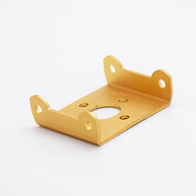 Waterproof AL5052 Stainless Steel Stamping Parts With Painting Gold Surface Treatment