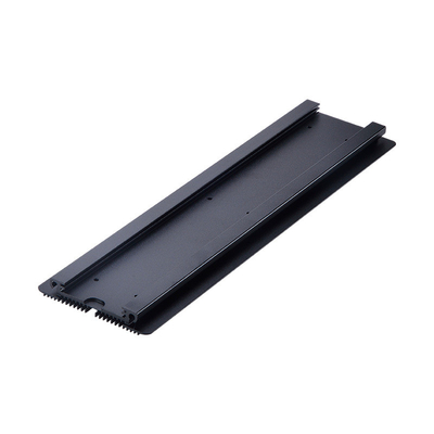 Large flat Aluminium Heat Sink Profiles Black ODM Practical T3-T8 Temper