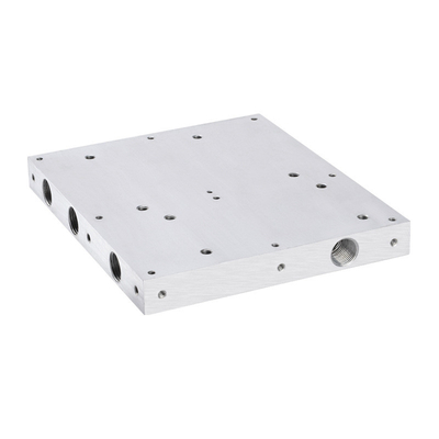 AL6061 Anodizing Clear Aluminum Plate Heat Sink CNC Machining For Water Cold