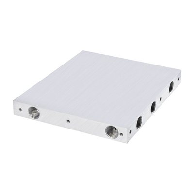 AL6061 Anodizing Clear Aluminum Plate Heat Sink CNC Machining For Water Cold