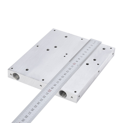 AL6061 Anodizing Clear Aluminum Plate Heat Sink CNC Machining For Water Cold