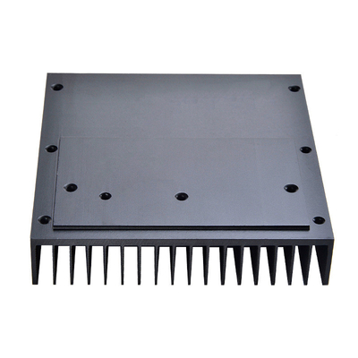 CNC Precision Machining LED Heat Sink Aluminum AL6063 Anodizing Black