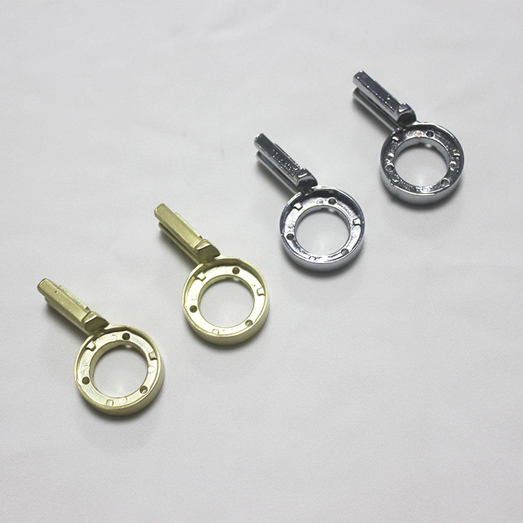 Plating Golden Aluminum Alloy Die Casting Parts ISO9001 Rustproof